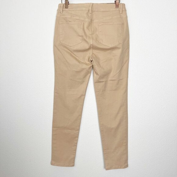 Soft Surroundings Tan High-Rise 5 Pocket Pull On Leggings Jeggings Stretch Small - Picture 3 of 8
